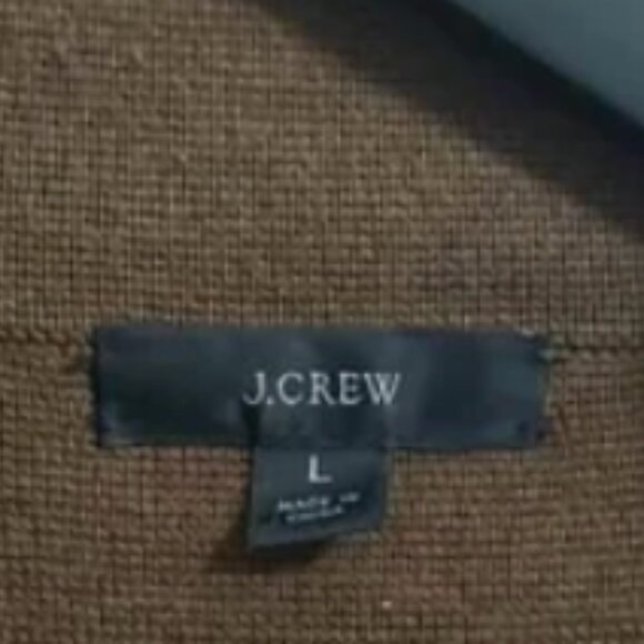 J.crew Ella open front long sweater coat cardigan blazer size L - Picture 7 of 10